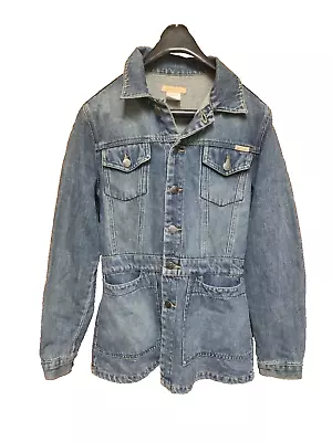 Jeeves And Hoot Womens Blue Denim Jacket Small/Size 8 • $39.95