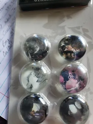 Michael Jackson Glass Bead Magnets Set Of 6 • $14