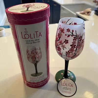 Lolita “Cherry Blossom” Love My Wine Glass • £5