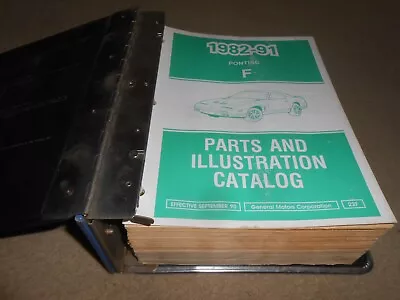 1982 - 1991 Pontiac Firebird Orig. Illustrated Parts Catalog Manual Trans Am + • $99.99