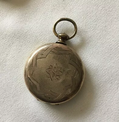 Antique Gold Filled Victorian Locket Pendant With Original Photo Very Nice! • $35