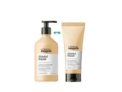 £32.49 • Buy L'Oreal Serie Expert Absolut Repair Shampoo 500ml & Conditioner 200ml.