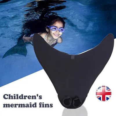 £10.91 • Buy Kid Children Fin Mermaid Monofin Tail Flipper Swimwear Tool For Swimming Pool UK