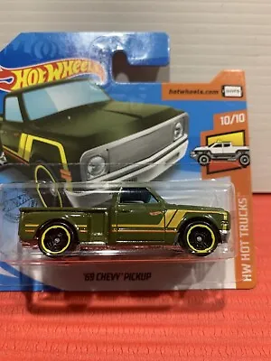 Hot Wheels 69 Chevy Pickup Short Card  • $9.95