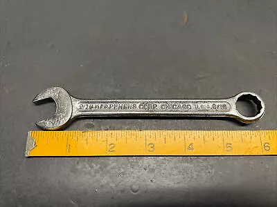 Vintage Penens Corp Chicago 9/16” 12 Point Combination Wrench! Nice Shape! USA! • $4.99