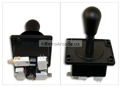 $11.95 • Buy Happ American Competition Style Arcade Joystick BLACK 4/8 Way Elliptical Handle