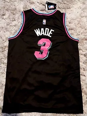 Dwayne Wade #3 Miami Heat “Vice Nights” City Edition NBA Jersey  Size XL • $35