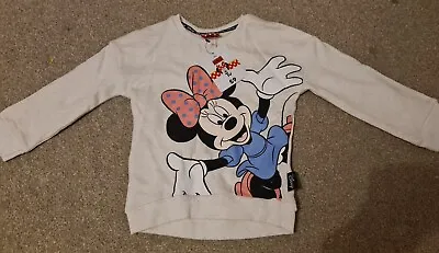 TU Minnie Mouse Jumper Sweatshirt 2-3 BNWT • £3.99