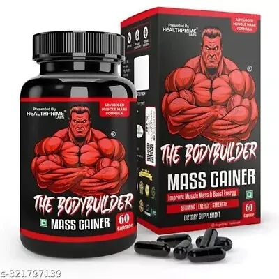 The Bodybuilder Mass Gainer Capsule For Muscle & Weight Gain 60 Capsule • $9.99