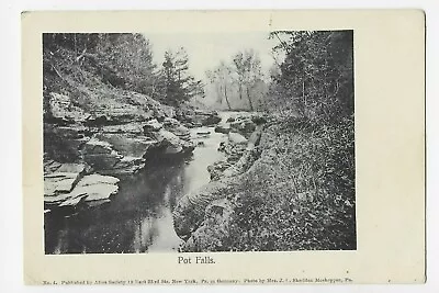  Meshoppen Pot Falls 1907  Wyoming County PA  UDB • $3