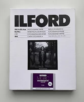 ILFORD Multigrade RC Deluxe Photographic Paper (PEARL) - 100 Sheets (8x10 ) • £72.50