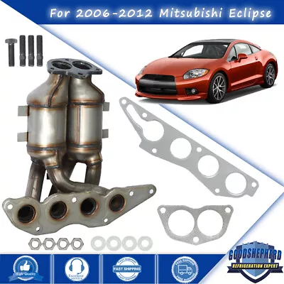 For 06-12 Mitsubishi Eclipse 2.4L Exhaust Header Manifold Catalytic Converter • $133.24