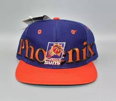 Phoenix Suns Logo 7 Twill Double Logo Vintage 90's Snapback Cap Hat - NWT • $64.95