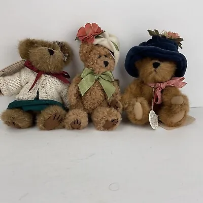 £27.51 • Buy Vintage Set Of 3 Stuffed Boyd's Bears Archive Collection Mini EUC 1990-2000