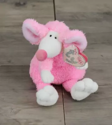VINTAGE Ty Beanie Babies Pinkys Collection 2004 Ratzo Plush Rat Pink • $19.99