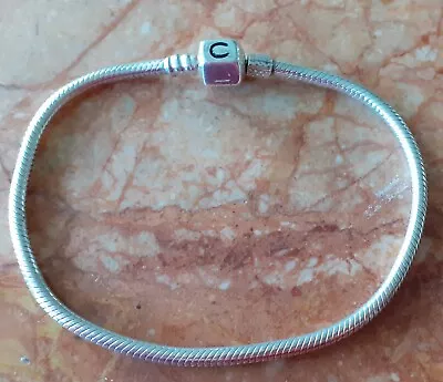 CHAMILIA Oyster Snap Charm Bracelet 925 Sterling Silver 20 Cm 8  • £15