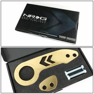 $75.65 • Buy NRG JDM Rear Tow Hook Kit Gold Dipped Honda Acura Integra Civic RSX TSX CRX Fit