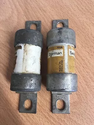 New/old Stock Dorman Smith 100A (C.F.O.100A)  X2 Fuses - All Tested. • £12.99