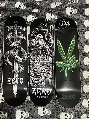 Vintage ZERO Skateboard Deck Lot Lopez Rattray • $500