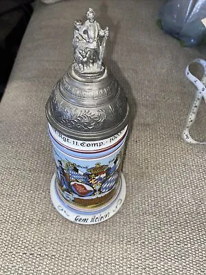 German Infanterie Regiment 11 Comp 1903/05 Lithophane Beer Stein Munich  • $53.75