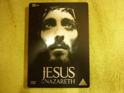 Jesus Of Nazareth :DVD Steelbook Classic 1977 Biblical TV Mini Series  - 2 Discs • £12.99