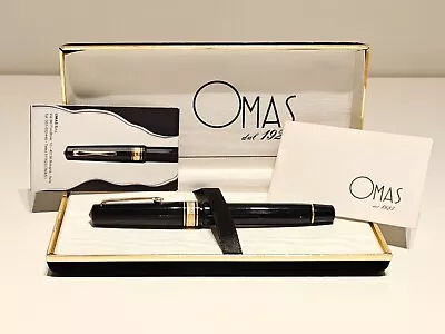 Vintage Luxury Italy Piston Filler Fountain Pen Omas  Extra With 18k Gold Nib • $750