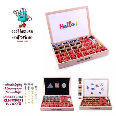 Montessori Magnetic Letters And Numbers | Cursive Alphabet Set With Uppercase... • $62.99