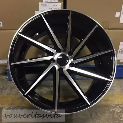 19  Black Swirl Style Wheels Fits G35 G35x G37x Q60 Q60s • $917.69