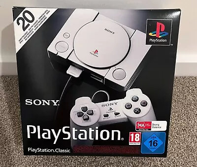 Sony PlayStation 1 Classic Mini Console (PS1 PS One) 20 Games Built In. • $185