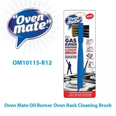 £6.62 • Buy Oven Mate Oil Burner Cooker Oven Wire Grid Grill Rack Cleaning Brush Easy Grip