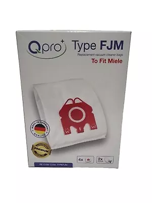 QPRO For Miele FJM Pure Dust Bags S4000 Series Vacuum Cleaner Hoover X 4 • £9.99