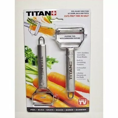 Titan Peeler TTPLR Slicer & Peeler Slices-Grooves T21887 • $24.30