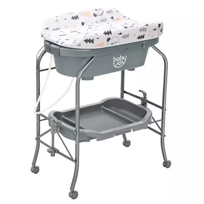 2-In-1 Baby Change Table With Bathtub And Folding Changing Station • £134.92