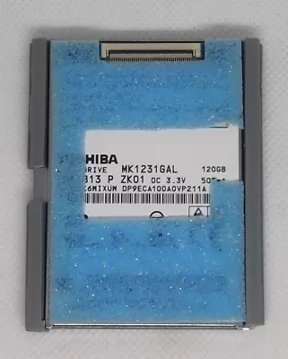 120GB HDD For IPod Classic 6th 7th Gen - Toshiba MK1231GAL ZIF Hard Drive • £29