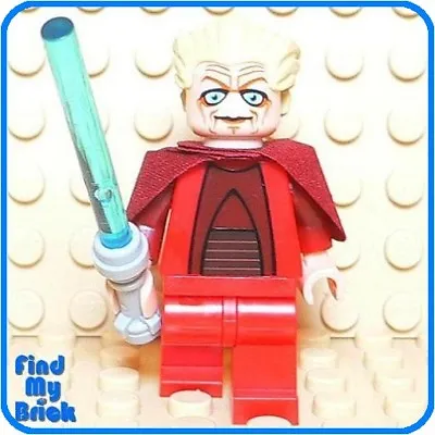 SW115 Lego Star Wars Chancellor Palpatine Minifigure With Lightsaber 8039 NEW • $51.07