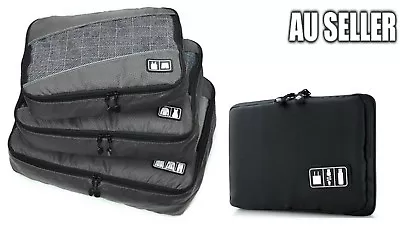 $7.99 • Buy Travel Bag 4 Set Packing Cubes Luggage Packing Organizers Fit 23  Suitcase 