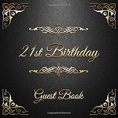 21st Birthday Guest Book Message Logbook And Guest Book For 21st Birthday Par... • £7.80