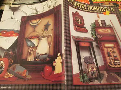 Country Primitives Painting Book #9-Thomas-Angels/Bunny Pilgrim Raggedy Snowm • $12.01