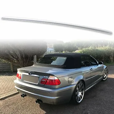 $61.99 • Buy Fyralip Trunk Lip Spoiler For BMW 3 Series E46 Convertible Painted Silver 354