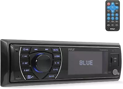 Pyle Digital Bluetooth Marine Radio Receiver Stereo 12V Boat In Dash With Remote • $52.25