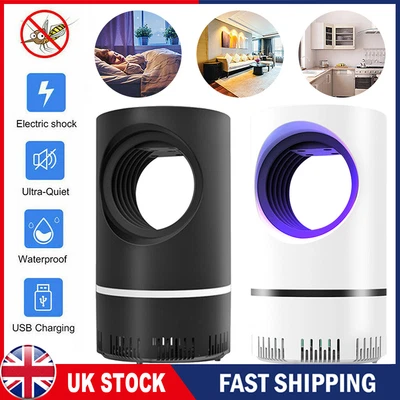 £5.60 • Buy Electric Insect Mosquito Killer Bug Zapper Fly Pest Catcher Trap LED Lamp USB UK