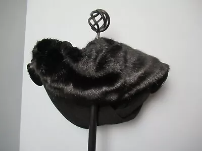 Women's Cabi 1/2 Faux Fur & 1/2 Shelf Infinity Scarf - #4220 - Black - 184 G Ck • $4.73