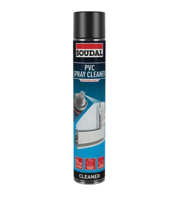 750ML  SOUDAL PVC SPRAY - UPVC PVCu CREAM CLEANER CLEANING FRAME WINDOW DOOR • £9.19