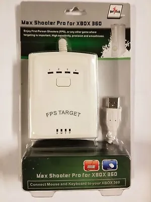  NEW XBOX 360  FPS Max Shooter Pro USB Mouse Keyboard Adapter Converter B20 • $39.95