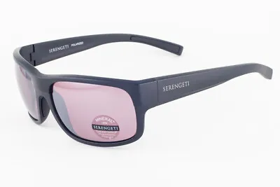 $169 • Buy Serengeti BERGAMO Matte Black / Sedona Phd 2.0 Polarized Sunglasses 8810