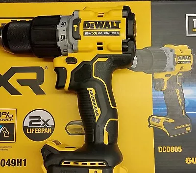 DEWALT 18v Brushless Compact Drill TRADE DCF805  Hammer Drill Skin TOOL ONLY.. • $179