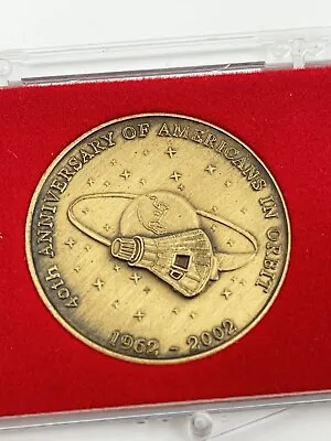 NASA Medallion Mercury Atlas Rocket Launch Astronauts Project Mercury Glenn Coin • $195