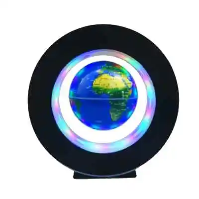 Magnetic Levitation Globe LED World Map Rotating Globe Light Home Floating Lamp • £28.79