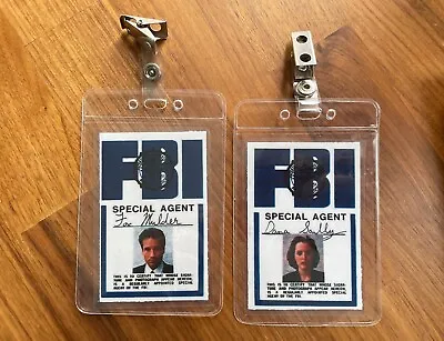 $36.98 • Buy X-Files Fox Mulder And Dana Scully Prop Replica FBI Badge 