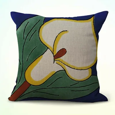  Decorative Pillow Cover Mexican Spanish Talavera Flower Cushion • $15.80